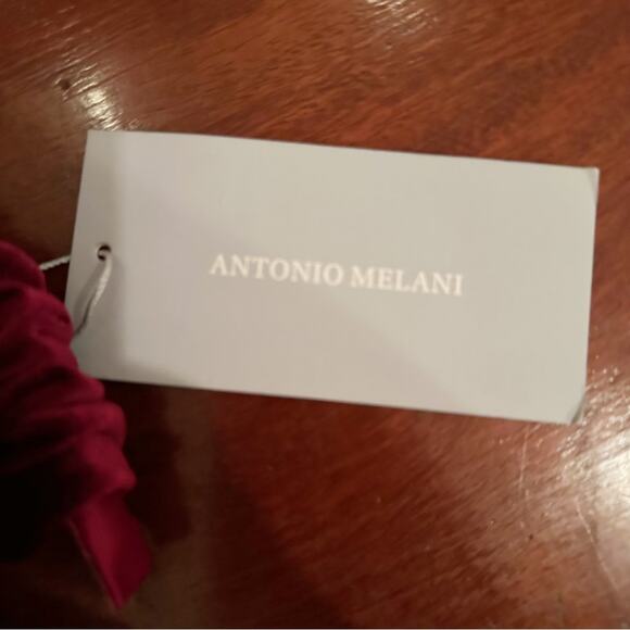 Antonio Melani Nicola Bathie Wine Maroon Velvet Alexandra Winter headband NWT main image 5